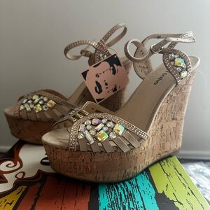 Zigi Soho Nude Raylene Wedge Sandals